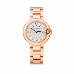 Cartier Ballon Bleu De 28MM W69002Z2 18Kt Everose Gold Watch